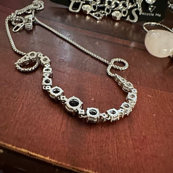 3-part exclusive Jewelry bundle NWOT(two 925 Necklaces and GUESS Charm Bracelet) - Picture 4 of 14